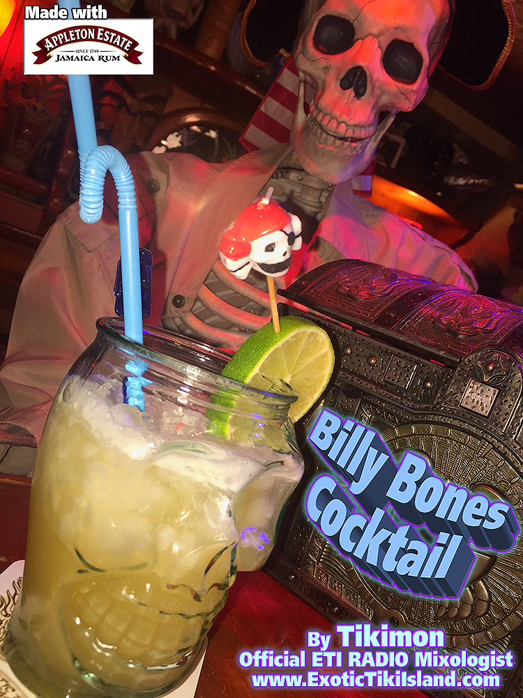 Billy Bones Cocktail by Tikimon | The Exotic Tiki Island Podcast &amp; ETI ...