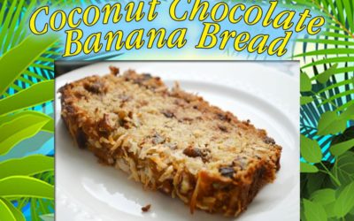 Coconut Chocolate Banana Bread