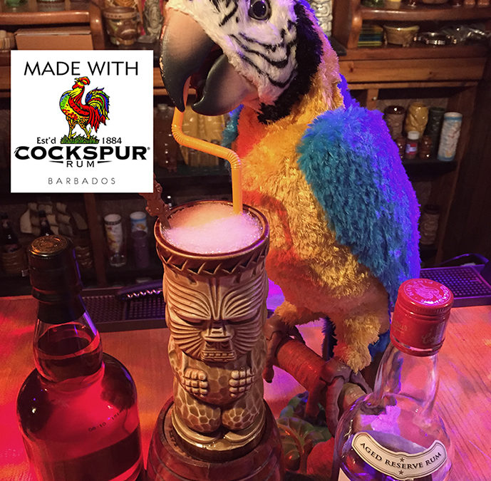 Exotic In-SPUR-ation Cocktail with COCKSPUR Rum by Tikimon