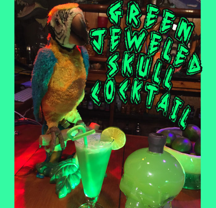 The Green Jeweled Skull Cocktail by Tikimon