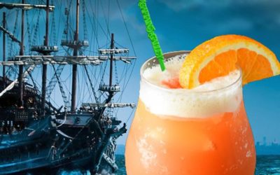 Pirate Booty Rum Swizzle Cocktail