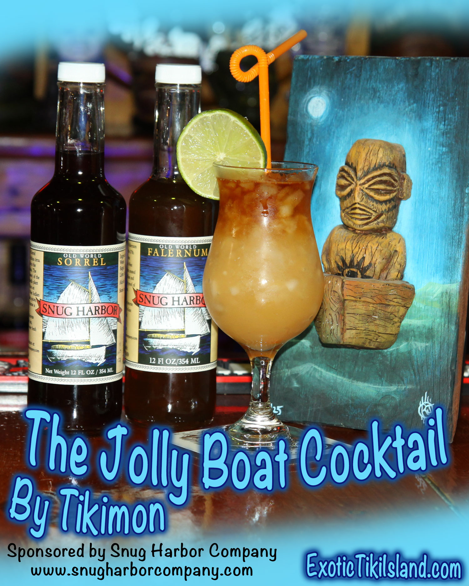 The Jolly Boat Cocktail – By Tikimon (Sponsored by Snug Harbor Company) The Jolly Boat Cocktail – By Tikimon (Sponsored by Snug Harbor Company)