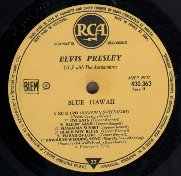 Elvis – Blue Hawaii (Soundtrack) - Exotic Tiki Island