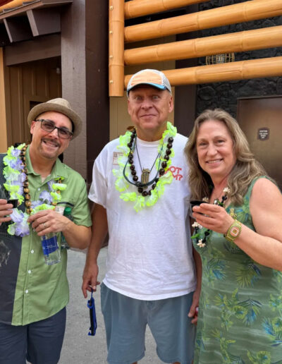 Tiki Brian (Left), Tikimon (Middle) & Cat-Tiki (Right)