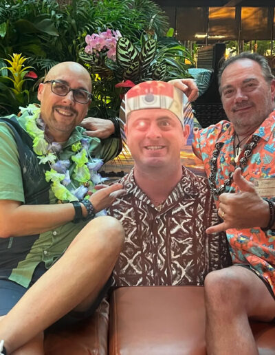 Tiki Brian (Left), Lost-Delta-Marcus (Middle) & Expermint626 (Right)