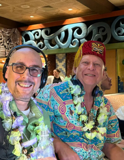 Tiki Brian (Left) with Tikimon (Right)