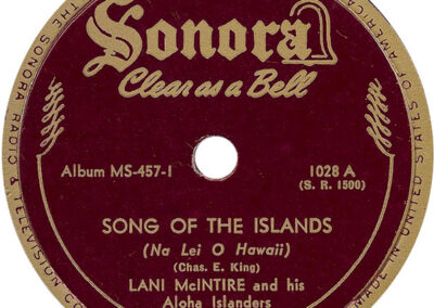 Lani McIntire And His Aloha Islanders – Aloha Hawaii