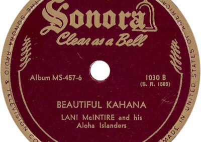 Lani McIntire And His Aloha Islanders – Aloha Hawaii