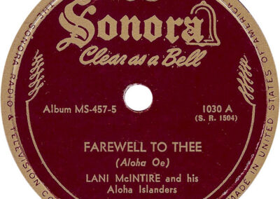 Lani McIntire And His Aloha Islanders – Aloha Hawaii