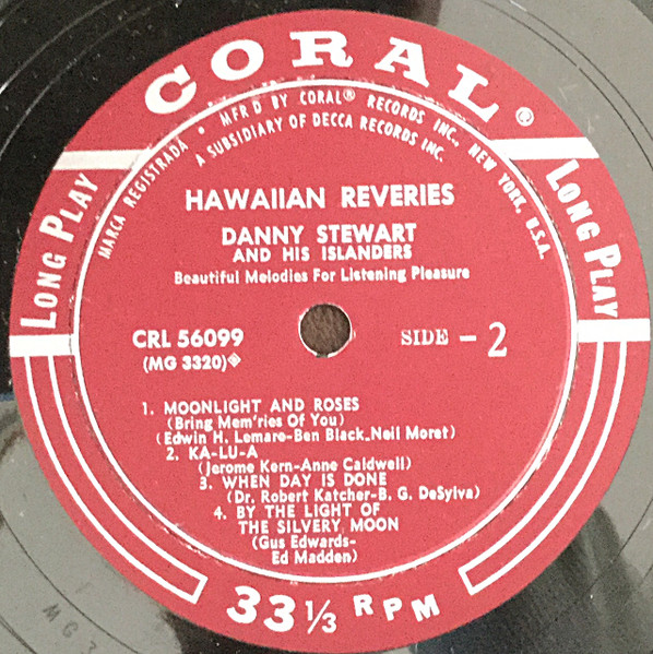 Danny Stewart And His Islanders – Hawaiian Reveries Danny Stewart And His Islanders – Hawaiian Reveries