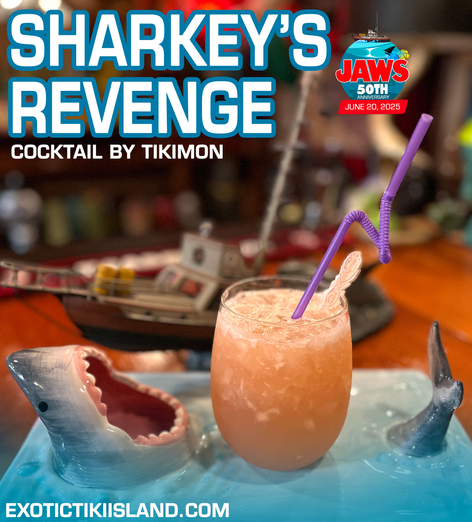 Sharkey's Revenge Cocktail By Tikimon Sharkey's Revenge Cocktail By Tikimon