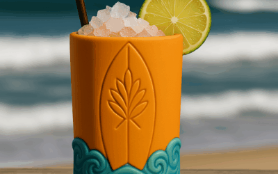 Catch A Wave Cocktail By Tikimon