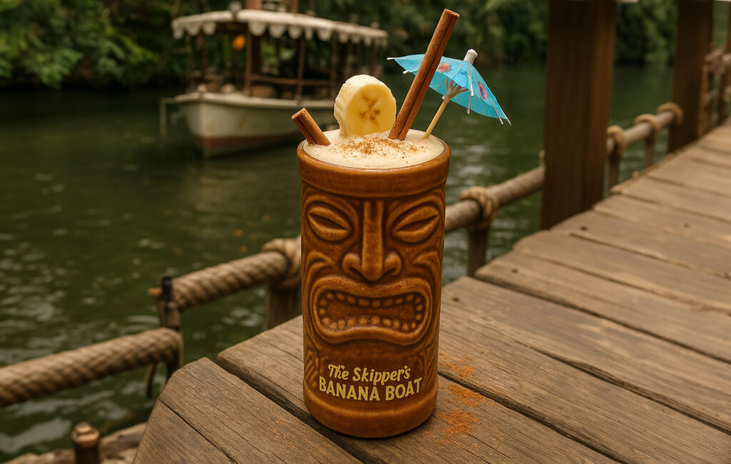 Skippers Banana Boat Mockatail - Inspired by Diseny's Jungle Crusie Ride