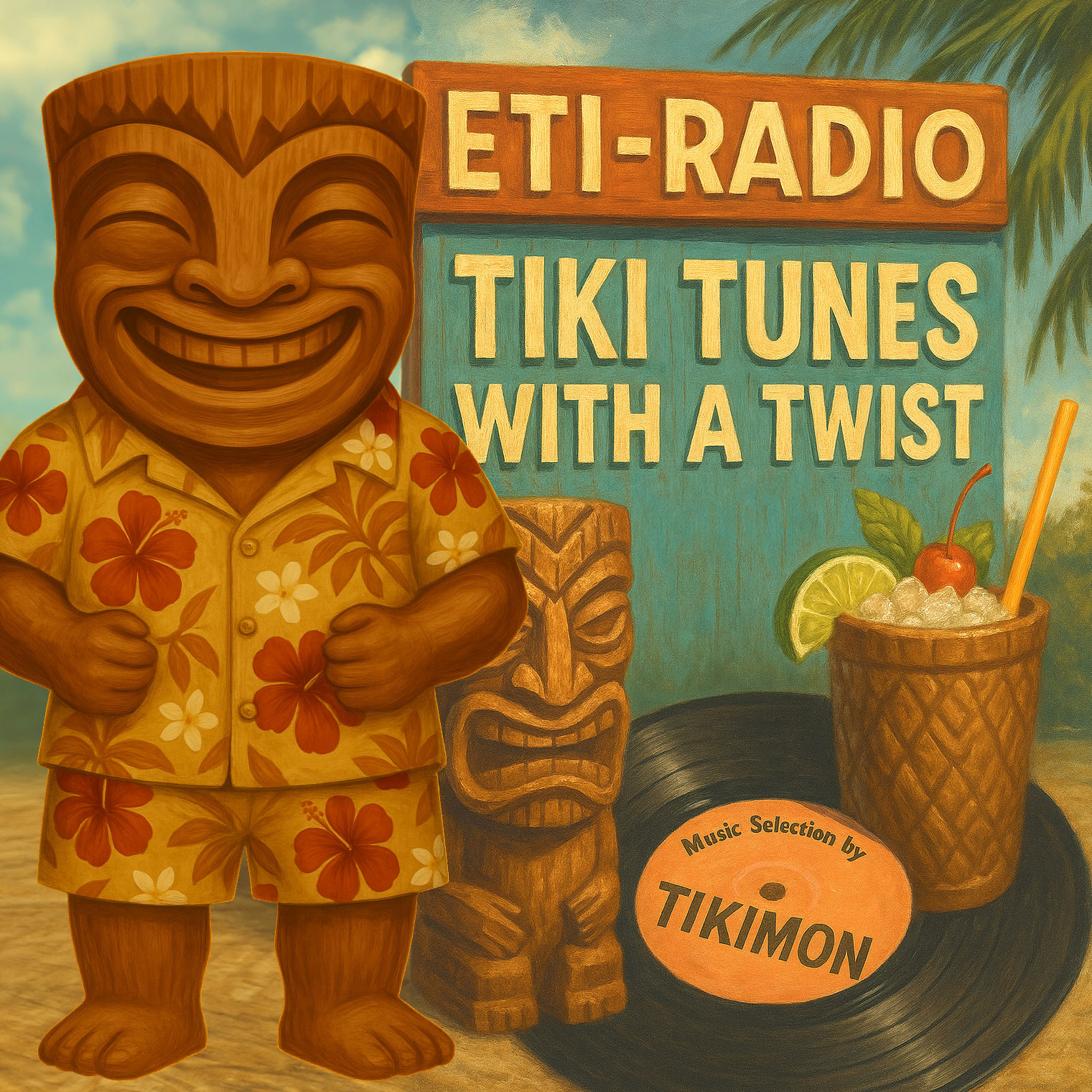 Tikimon's Tiki Tunes with a Twist Show - Produced by Tiki Brian - ETI RADIO