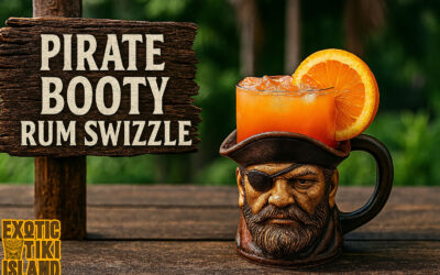 Pirate Booty Rum Swizzle Cocktail