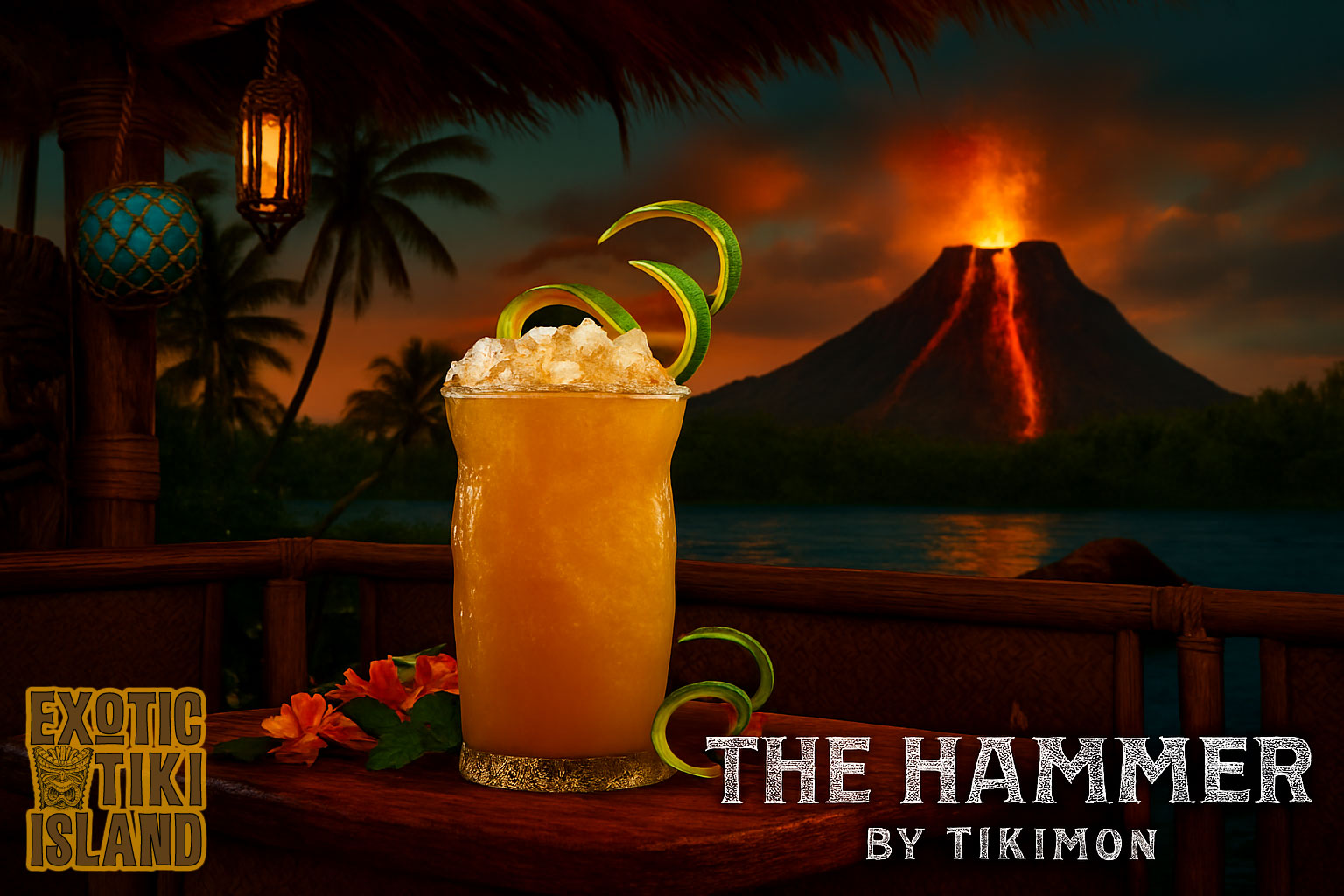 The Hammer Cocktail - By Tikimon - Exotic Tiki Island