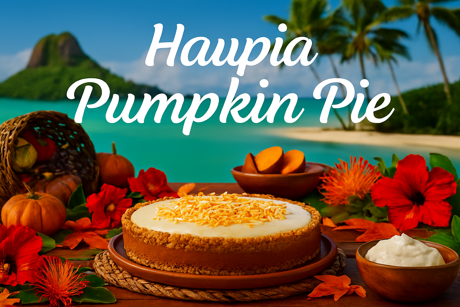 Haupia Pumpkin Pie - ETI RADIO Food recipe.
