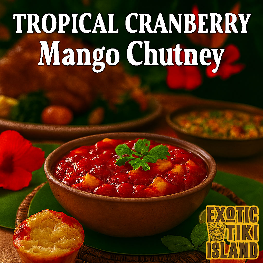 Tropical Cranberry Mango Chutney from the Mahalogiving ETI RADIO Broadcast