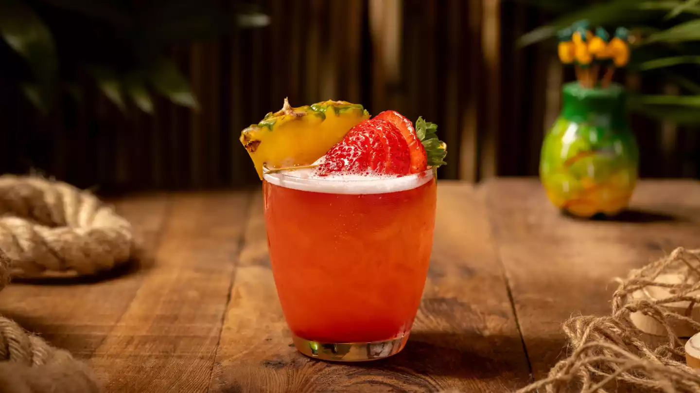 The Tiki Bar inside the Excalibur Hotel & Casino, MGM Resorts