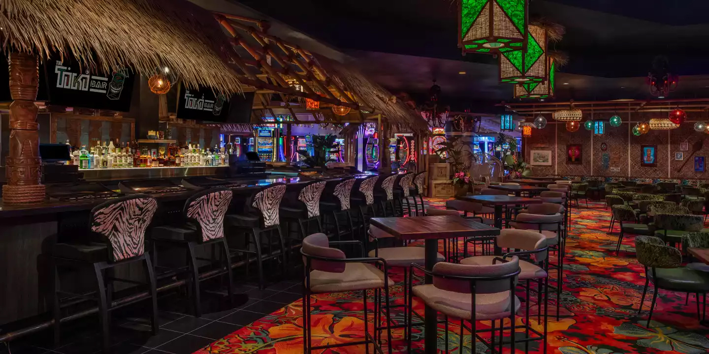 The Tiki Bar inside the Excalibur Hotel & Casino, MGM Resorts