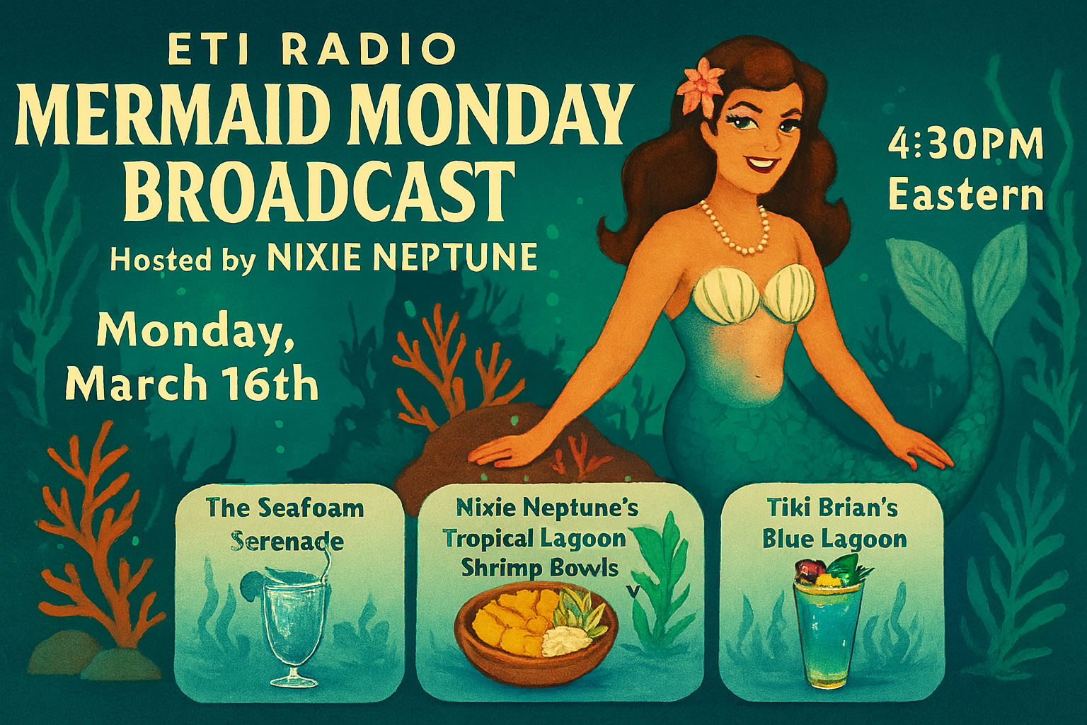 ETI RADIO Unveils a Fully Immersive Undersea Experience with the 2026 Mermaid Monday Broadcast