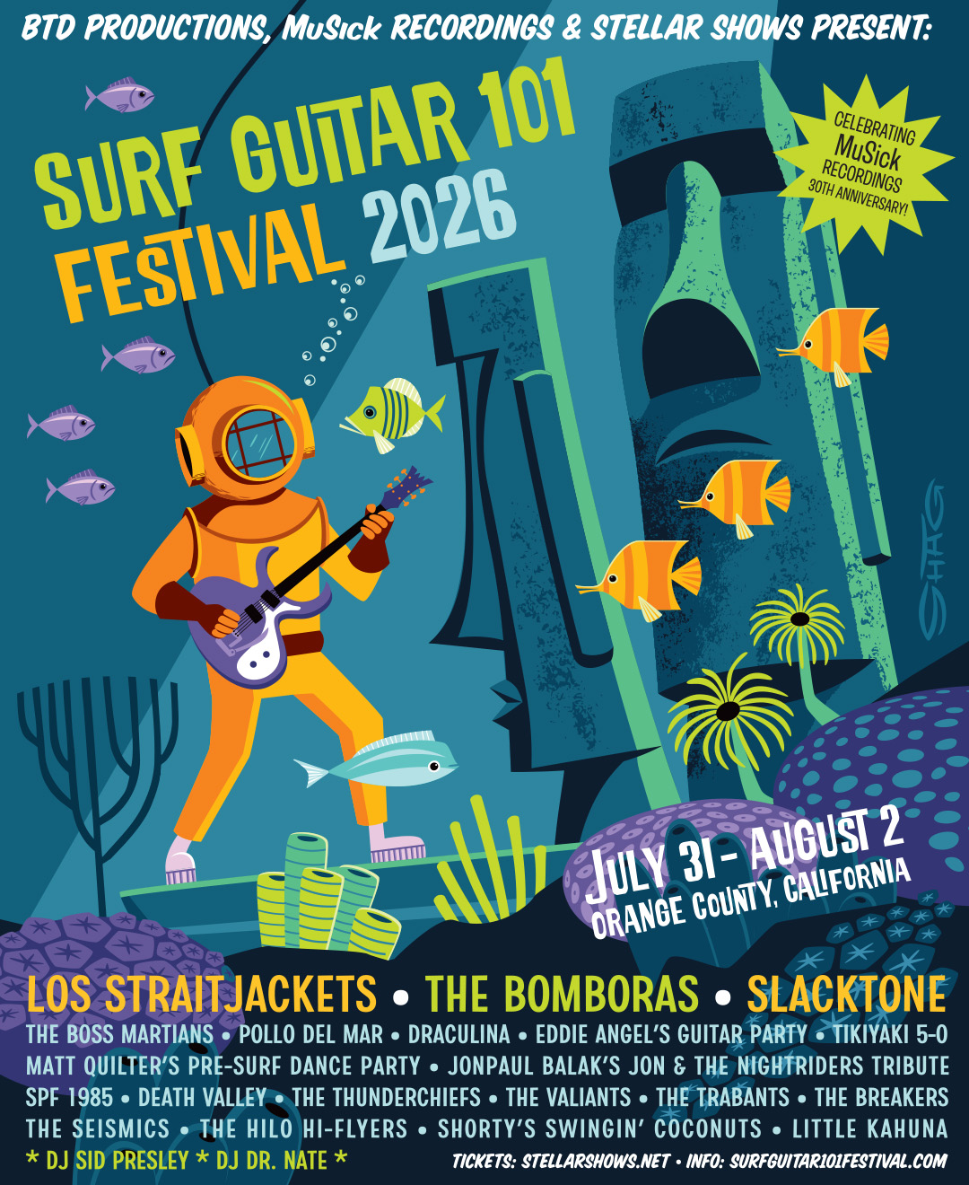 Surf Guitar 101 Festival Weekender