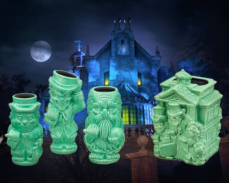 Geeki tikis haunted mansion hitchhiking ghosts ({hineas, Gus, and Ezra) tiki mug collection Geeki tikis haunted mansion hitchhiking ghosts ({hineas, Gus, and Ezra) tiki mug collection