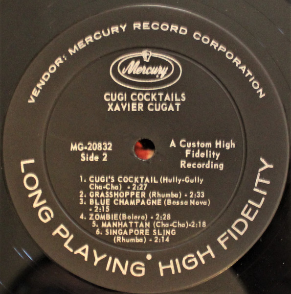 Xavier Cugat And His Orchestra – Cugi's Cocktails Xavier Cugat And His Orchestra – Cugi's Cocktails