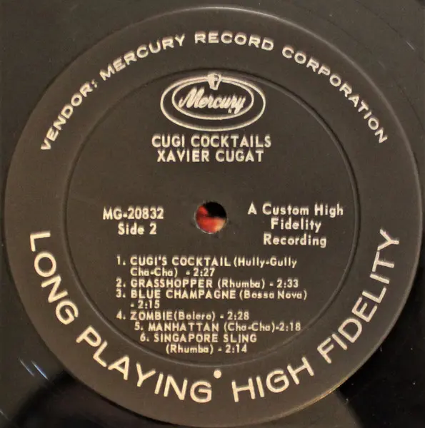 Xavier Cugat And His Orchestra – Cugi's Cocktails - Exotic Tiki Island