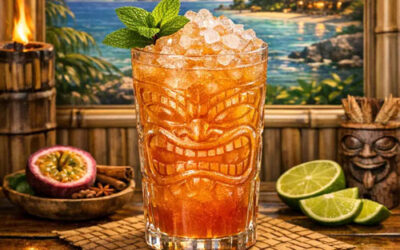 Rainbow Over Paradise Cocktail By Tikimon