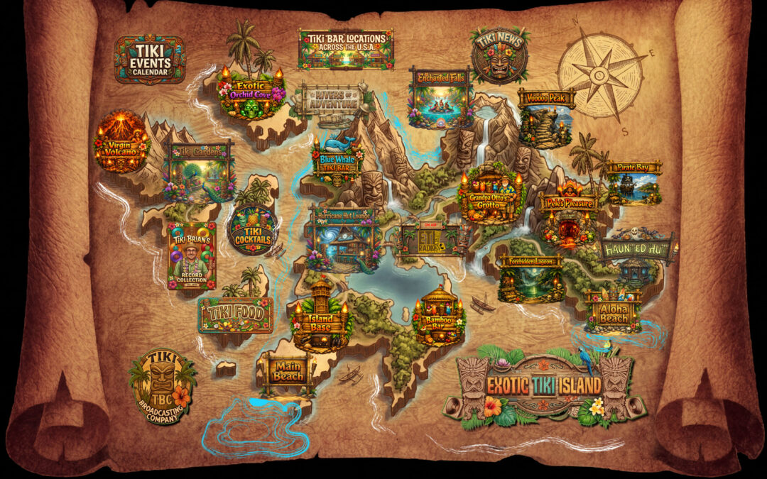 Interactive Map of Exotic Tiki Island