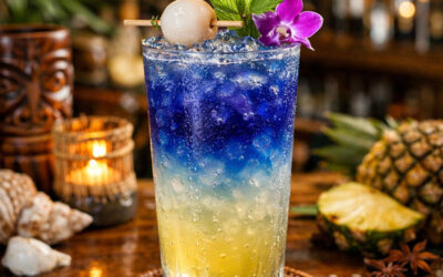 The Jungle Echo Cooler Mocktail (inspired by Martin Denny)