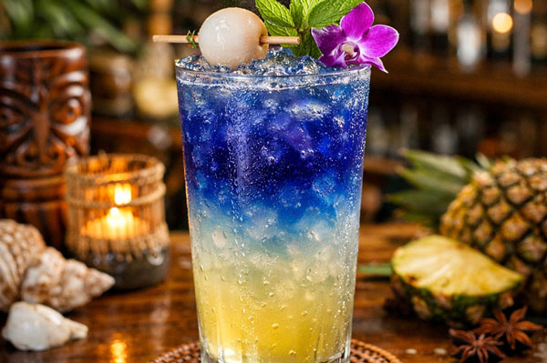 The Jungle Echo Cooler Mocktail (inspired by Martin Denny)
