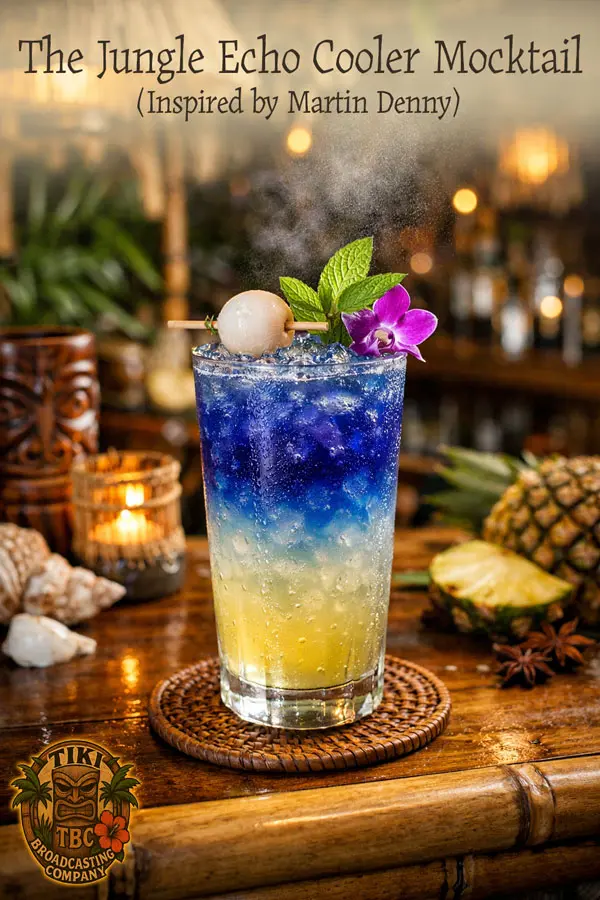 The Jungle Echo Cooler Mocktail (inspired by Martin Denny