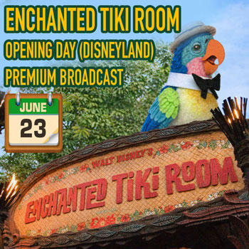 Enchanted Tiki Room Opening Day (Disneyland) Premium ETI RADIO Broadcast
