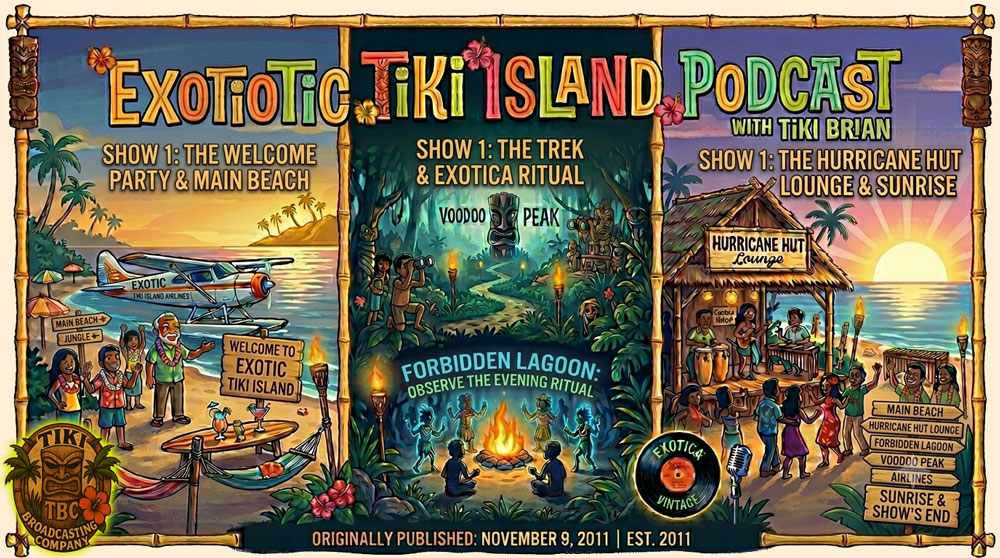 The Exotic Tiki Island Podcast Show 1 - A TBC Original