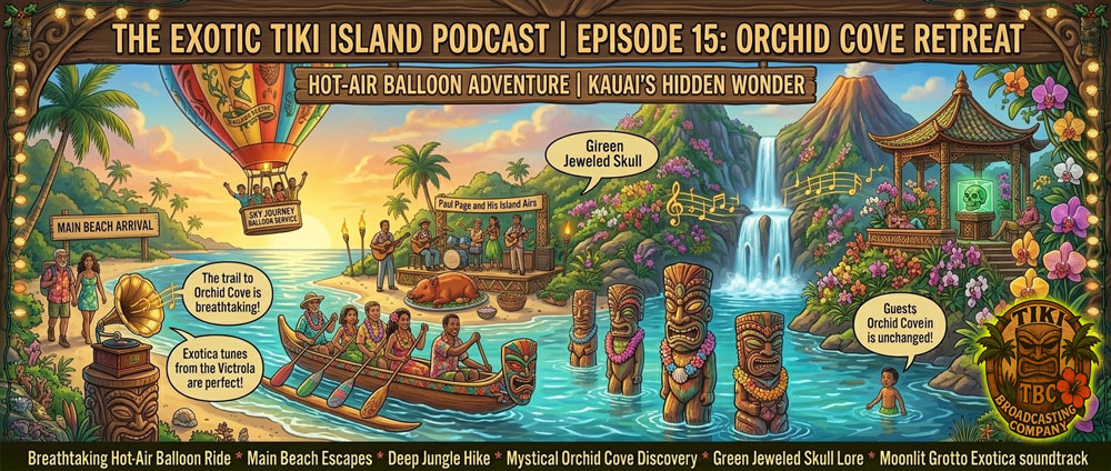 The Exotic Tiki Island Podcast Show 15 - A TBC Original