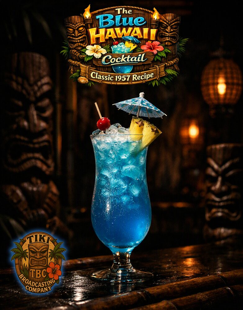The Blue Hawaii Cocktail (Classic 1957 Recipe) The Blue Hawaii Cocktail (Classic 1957 Recipe)