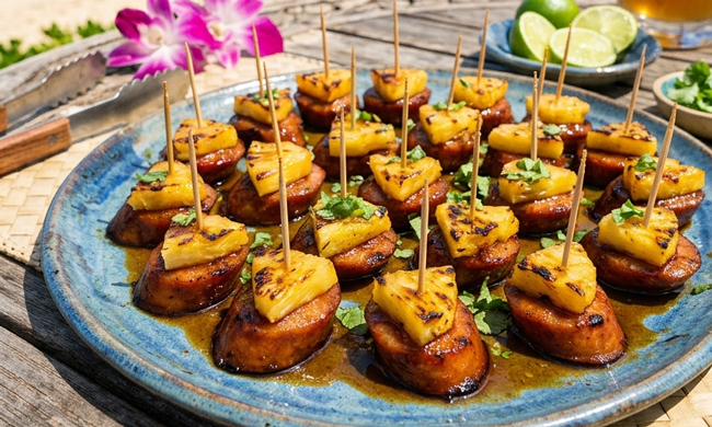 Glazed Kielbasa Bites