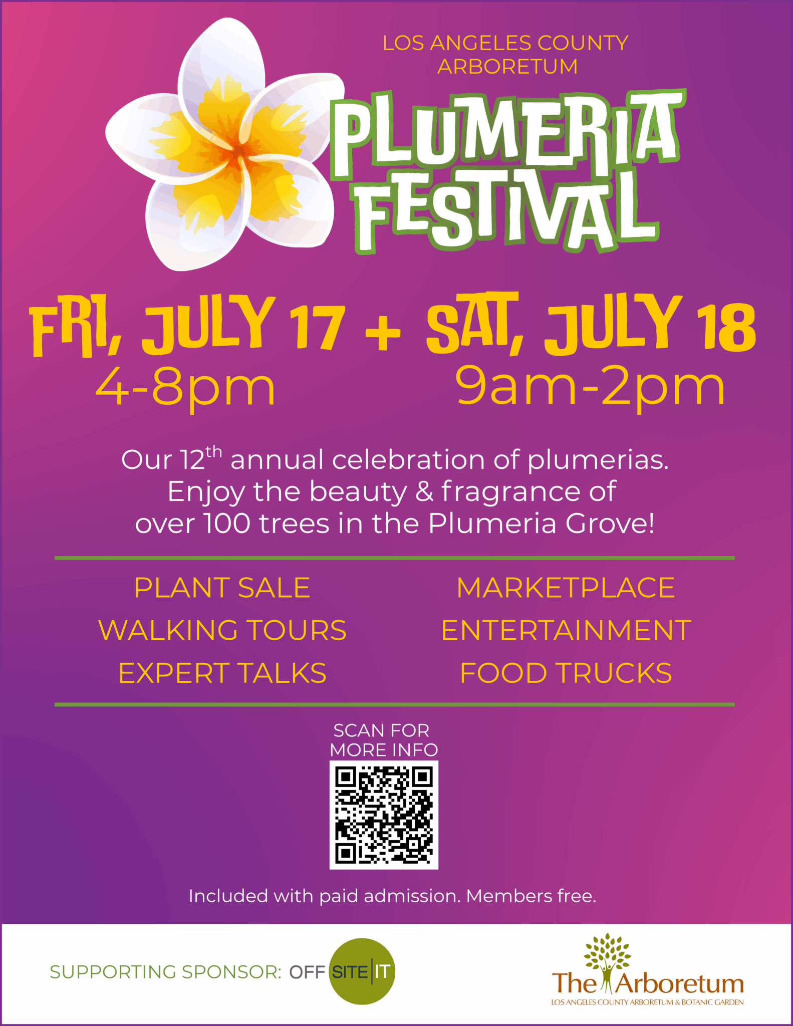 Plumeria Festival - July 17-18 – Arcadia, CA