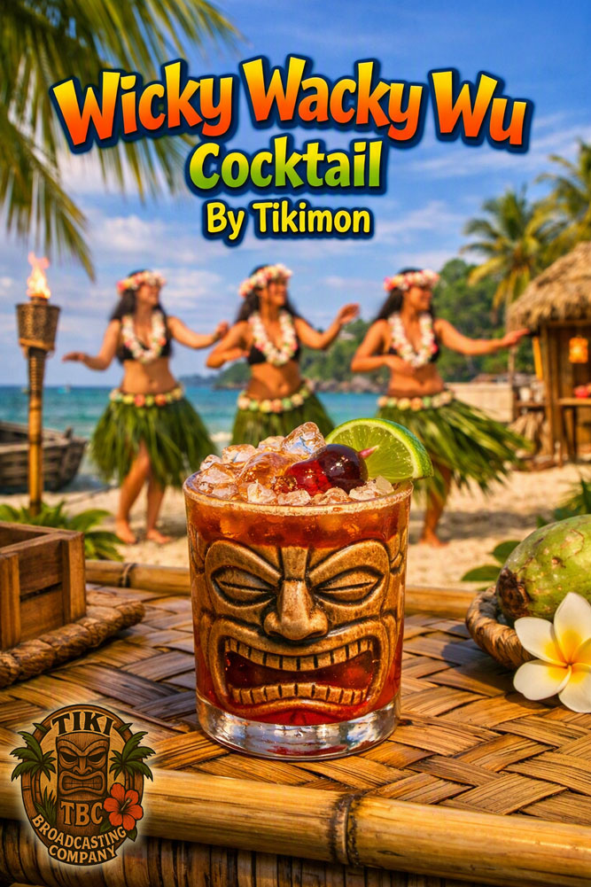 Wicky Wacky Wu Cocktail By Tikimon - A TBC Original Wicky Wacky Wu Cocktail By Tikimon - A TBC Original