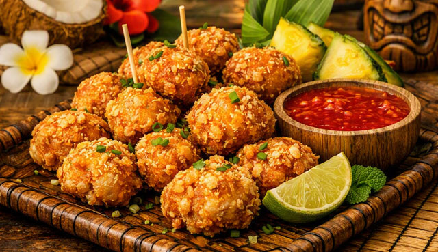 Coconut Crusted-Island Bites