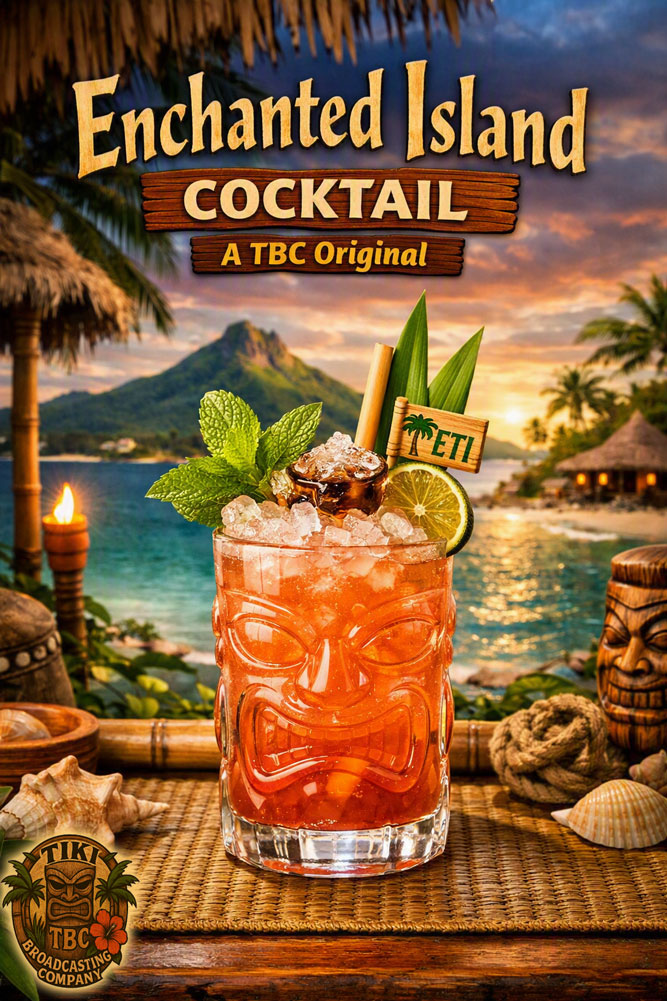 The Enchanted Tiki Cocktail - A TBC Original The Enchanted Tiki Cocktail - A TBC Original