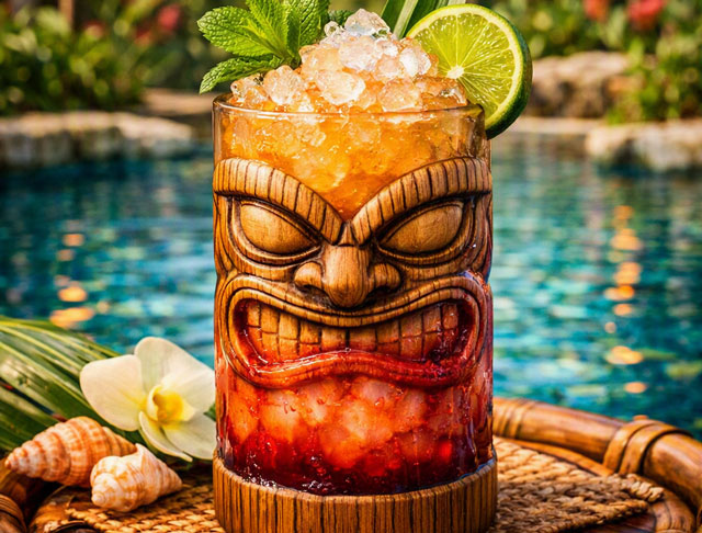 The TBC (Tiki Broadcasting Company) Sunset Serenade Mocktail